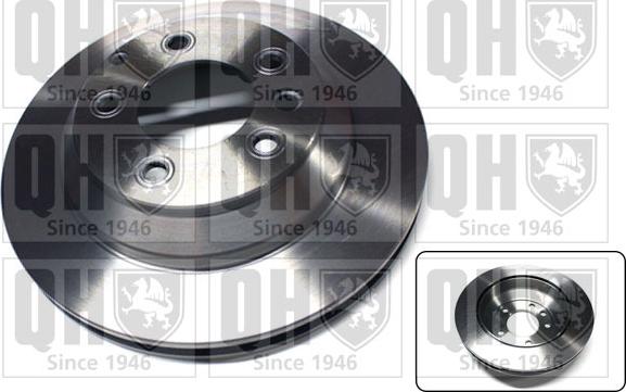 Quinton Hazell BDC5372 - Brake Disc autospares.lv