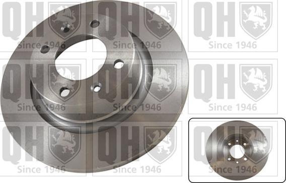 Quinton Hazell BDC5242 - Brake Disc autospares.lv