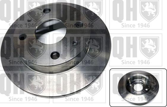 Quinton Hazell BDC5205 - Brake Disc autospares.lv