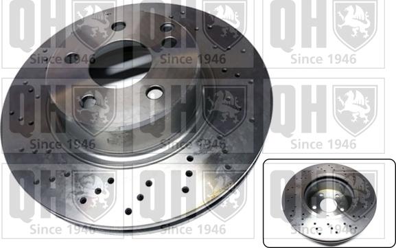 Quinton Hazell BDC5208 - Brake Disc autospares.lv