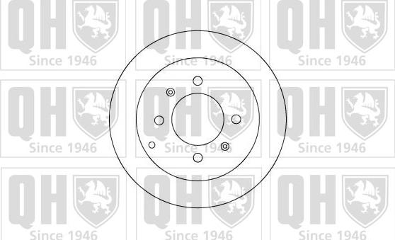 Quinton Hazell BDC5202 - Brake Disc autospares.lv