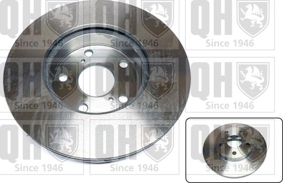 Quinton Hazell BDC5217 - Brake Disc autospares.lv