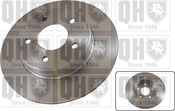 Quinton Hazell BDC5238 - Brake Disc autospares.lv