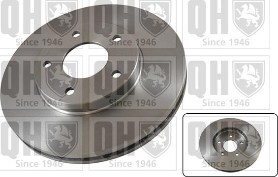 Quinton Hazell BDC5237 - Brake Disc autospares.lv
