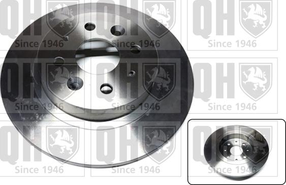 Quinton Hazell BDC5749 - Brake Disc autospares.lv