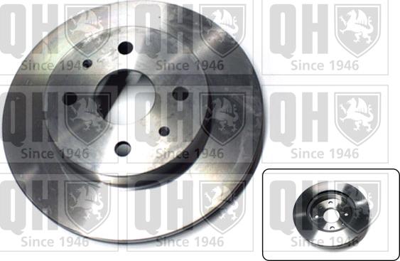 Quinton Hazell BDC5748 - Brake Disc autospares.lv