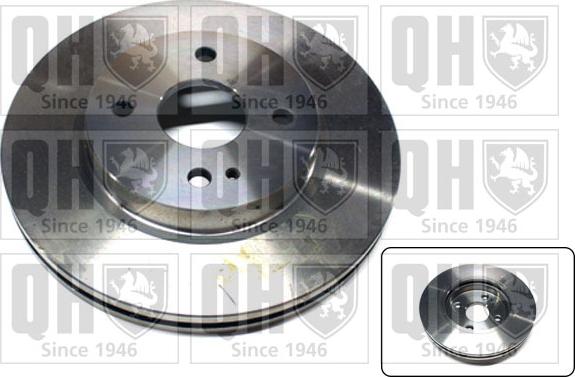 Quinton Hazell BDC5754 - Brake Disc autospares.lv