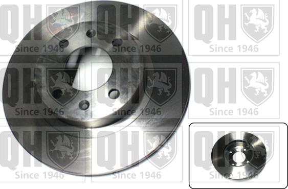 Quinton Hazell BDC5755 - Brake Disc autospares.lv