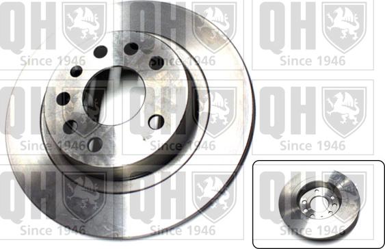 Quinton Hazell BDC5750 - Brake Disc autospares.lv