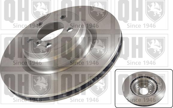 Quinton Hazell BDC5758 - Brake Disc autospares.lv