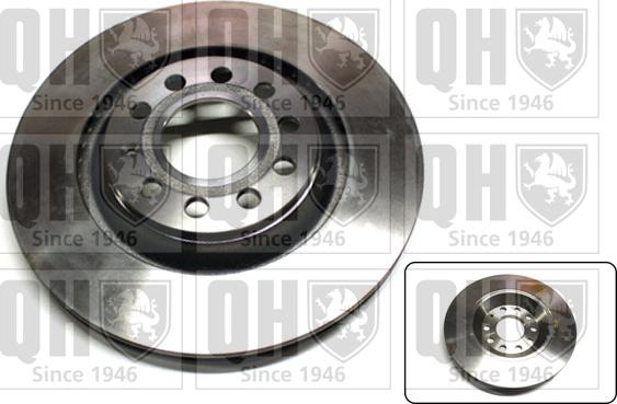 Quinton Hazell BDC5706 - Brake Disc autospares.lv