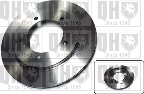 Quinton Hazell BDC5700 - Brake Disc autospares.lv