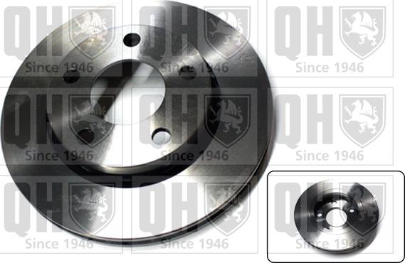 Quinton Hazell BDC5703 - Brake Disc autospares.lv