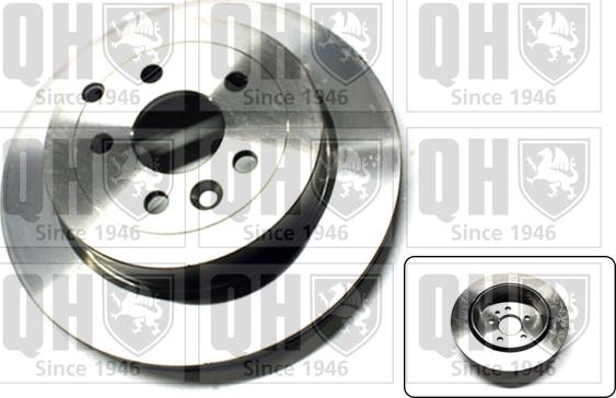 Quinton Hazell BDC5719 - Brake Disc autospares.lv