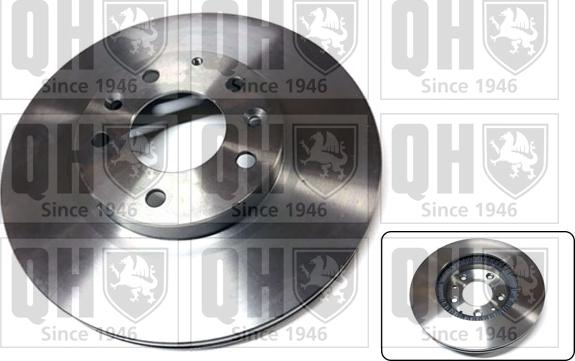Quinton Hazell BDC5725 - Brake Disc autospares.lv
