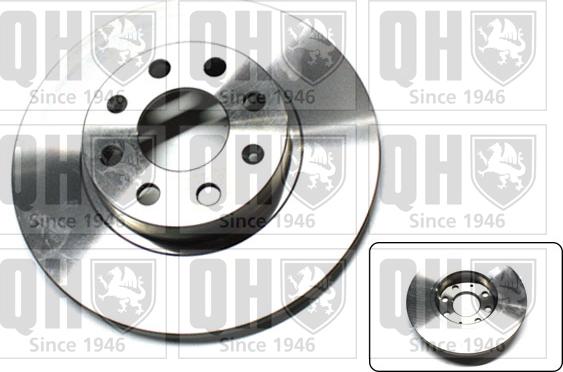 Quinton Hazell BDC5720 - Brake Disc autospares.lv