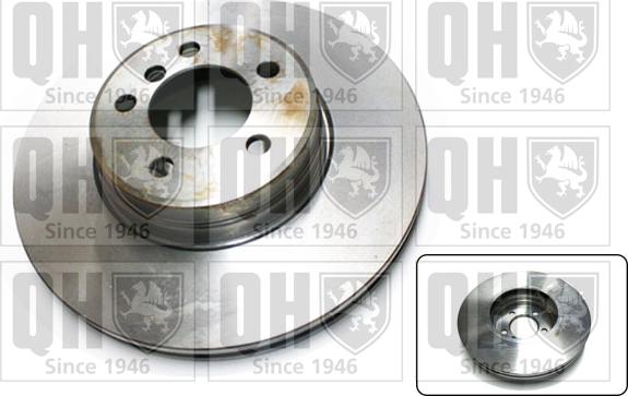 Quinton Hazell BDC5728 - Brake Disc autospares.lv