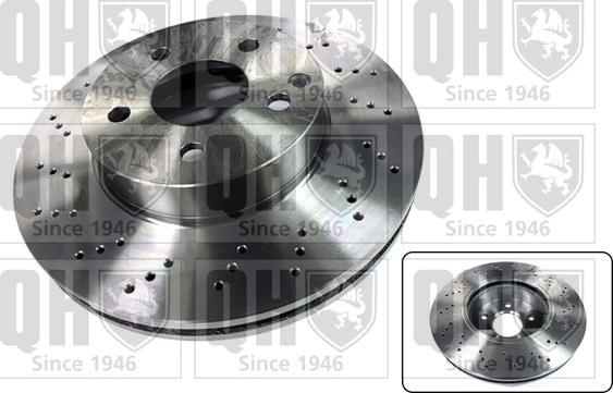 Quinton Hazell BDC6096 - Brake Disc autospares.lv