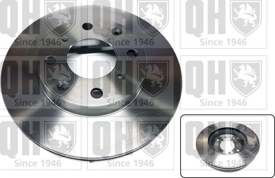 Quinton Hazell BDC6097 - Brake Disc autospares.lv