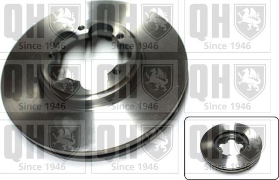 Quinton Hazell BDC6040 - Brake Disc autospares.lv