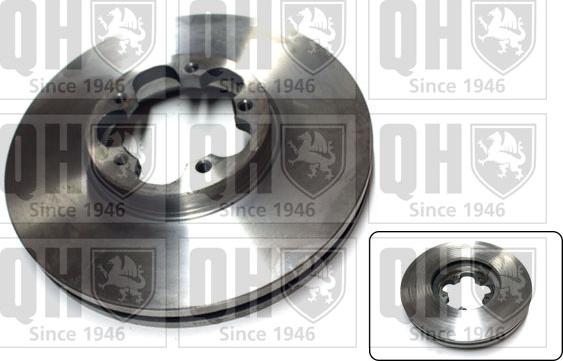 Quinton Hazell BDC6042 - Brake Disc autospares.lv