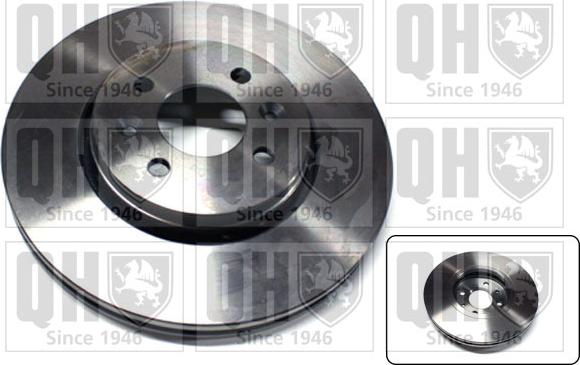 Quinton Hazell BDC6054 - Brake Disc autospares.lv