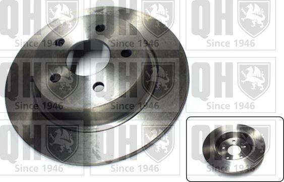 Quinton Hazell BDC6055 - Brake Disc autospares.lv