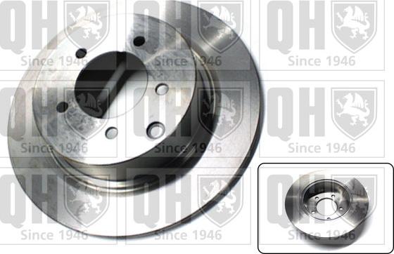 Quinton Hazell BDC6052 - Brake Disc autospares.lv