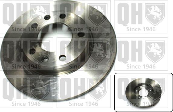 Quinton Hazell BDC6021 - Brake Disc autospares.lv