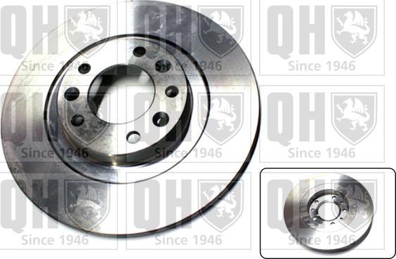 Quinton Hazell BDC6023 - Brake Disc autospares.lv