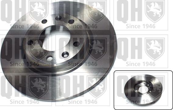 Quinton Hazell BDC6022 - Brake Disc autospares.lv