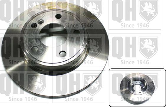 Quinton Hazell BDC6075 - Brake Disc autospares.lv