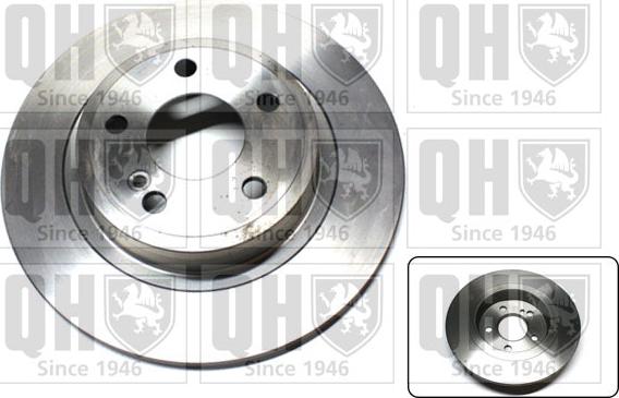 Quinton Hazell BDC6076 - Brake Disc autospares.lv