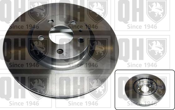 Quinton Hazell BDC6104 - Brake Disc autospares.lv