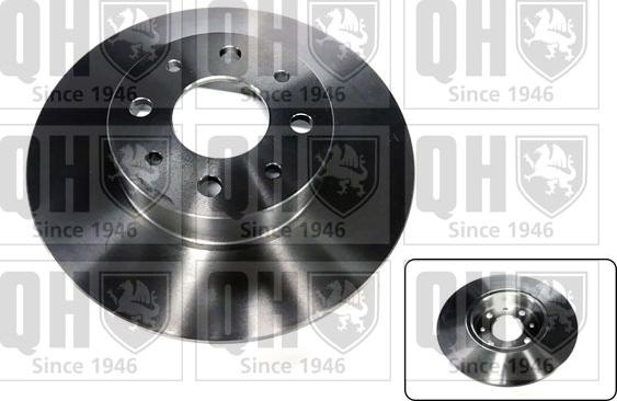 Quinton Hazell BDC6105 - Brake Disc autospares.lv