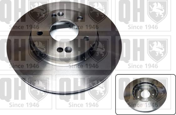 Quinton Hazell BDC6100 - Brake Disc autospares.lv