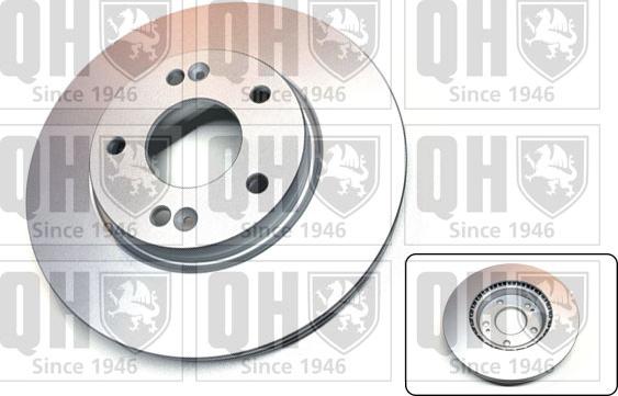 Quinton Hazell BDC6101 - Brake Disc autospares.lv