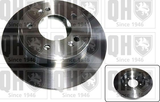 Quinton Hazell BDC6108 - Brake Disc autospares.lv