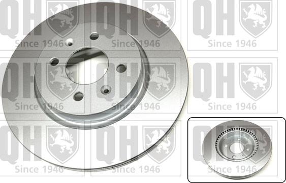 Quinton Hazell BDC6103 - Brake Disc autospares.lv