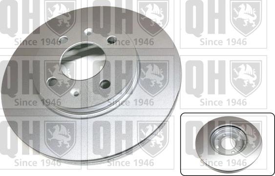 Quinton Hazell BDC6102 - Brake Disc autospares.lv