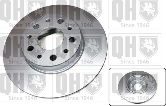 Quinton Hazell BDC6126 - Brake Disc autospares.lv