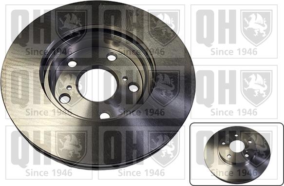 Quinton Hazell BDC6120 - Brake Disc autospares.lv