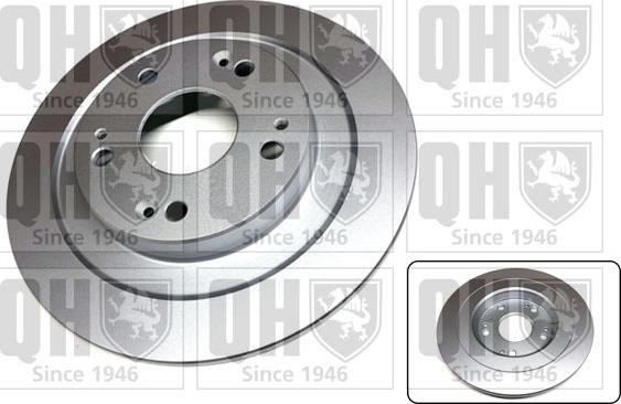 Quinton Hazell BDC6123 - Brake Disc autospares.lv