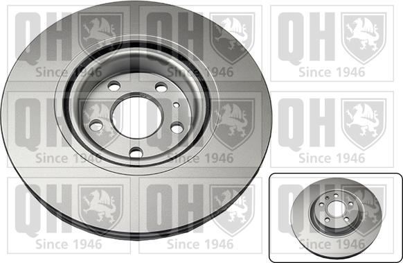 Quinton Hazell BDC6176 - Brake Disc autospares.lv