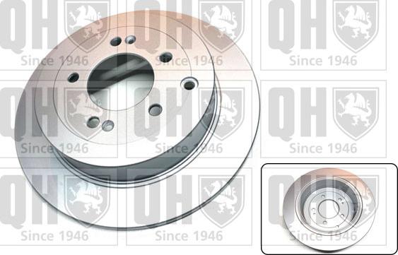 Quinton Hazell BDC6171 - Brake Disc autospares.lv