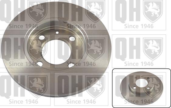 Quinton Hazell BDC1046 - Brake Disc autospares.lv