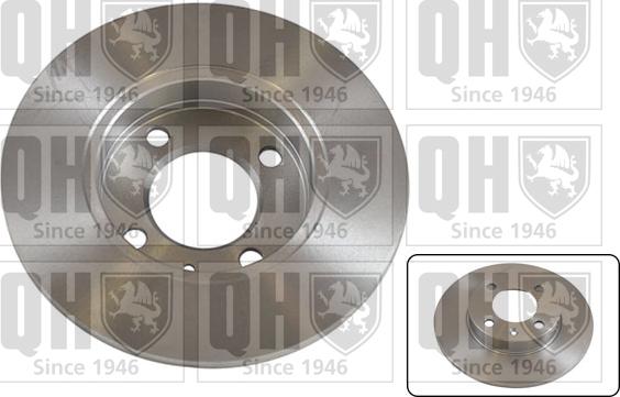 Quinton Hazell BDC1010 - Brake Disc autospares.lv