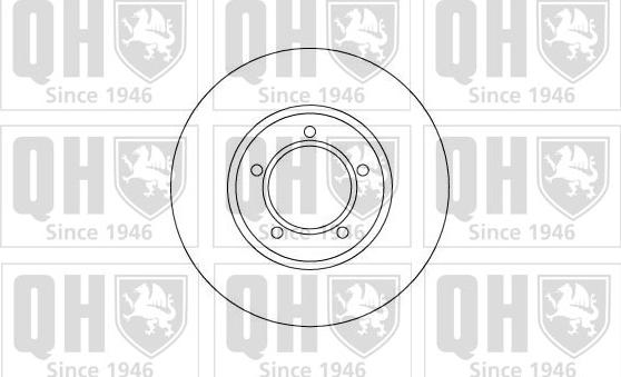 Quinton Hazell BDC1085 - Brake Disc autospares.lv