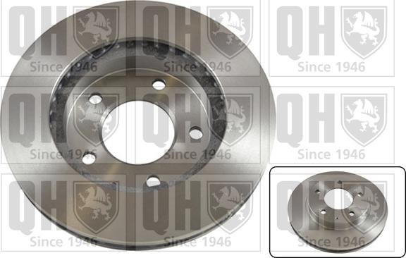 Quinton Hazell BDC3951 - Brake Disc autospares.lv