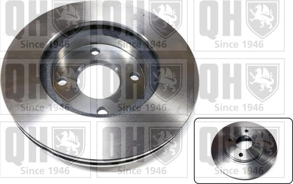 Quinton Hazell BDC3909 - Brake Disc autospares.lv